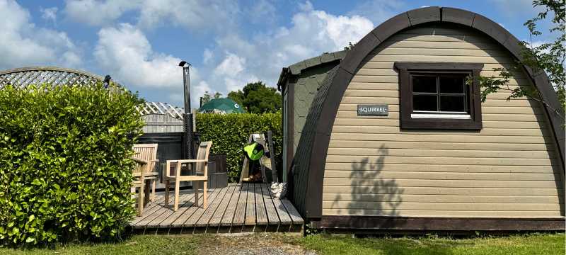 Our Elite Plus Pod at Brynteg Glamping
